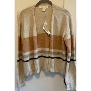 Salt Water Luxe Open Cardigan Small NWT Striped Soft